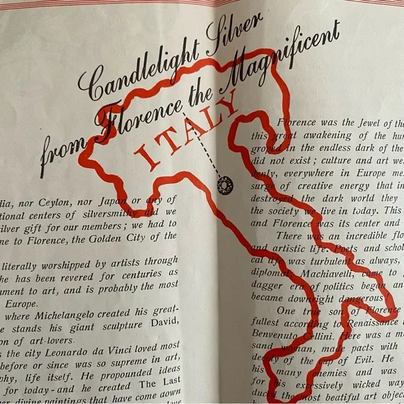 Shoppers Around The World “Candlelight Silver” w original box and paper. - Picture 3 of 12